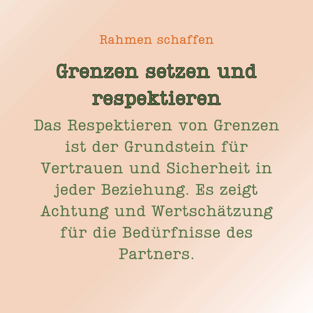 Die männliche Rolle in der Beziehung 14 Grenzen setzen und respektieren